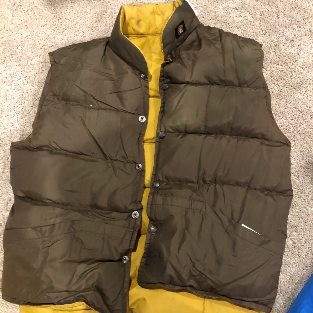 Vintage Men’s Reversible winter vest